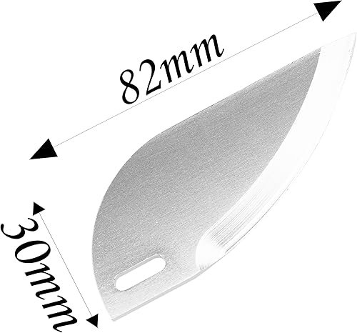 Miniatura 4 de Share Goo 3.346x1.378 in RC Model Boat Water Knife Turn Fins Auxiliar Waterjet Compatible con 23cc - 35cc Oil-Tanker RC Boats Modelos