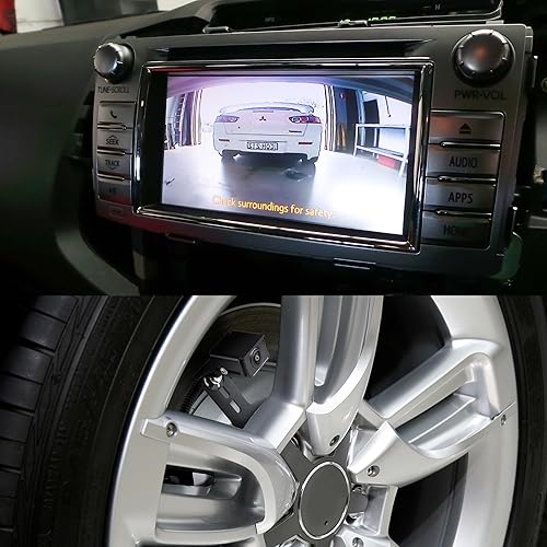 Miniatura 7 de Cámara de respaldo para Jeep Wrangler 2007-2017, cámara de retrovisión trasera para Jeep con montaje en neumáticos de repuesto, cámara de repuesto