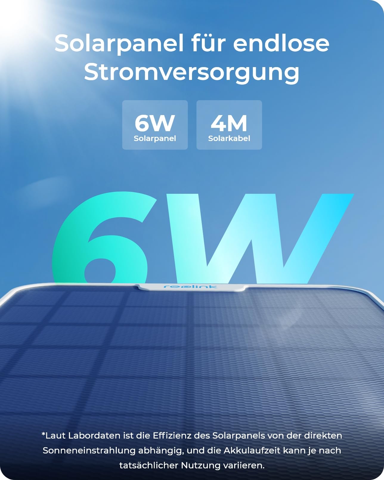 Reolink 4K 4G LTE Überwachungskamera mit SIM Karte, 8MP Solar Kamera Outdoor ohne WLAN, Person/Auto/Haustiererkennung, PIR Bewegungsmelder, IR-Nachtsicht, microSD-Kartenslot, Go Ultra+6W Solarpanel