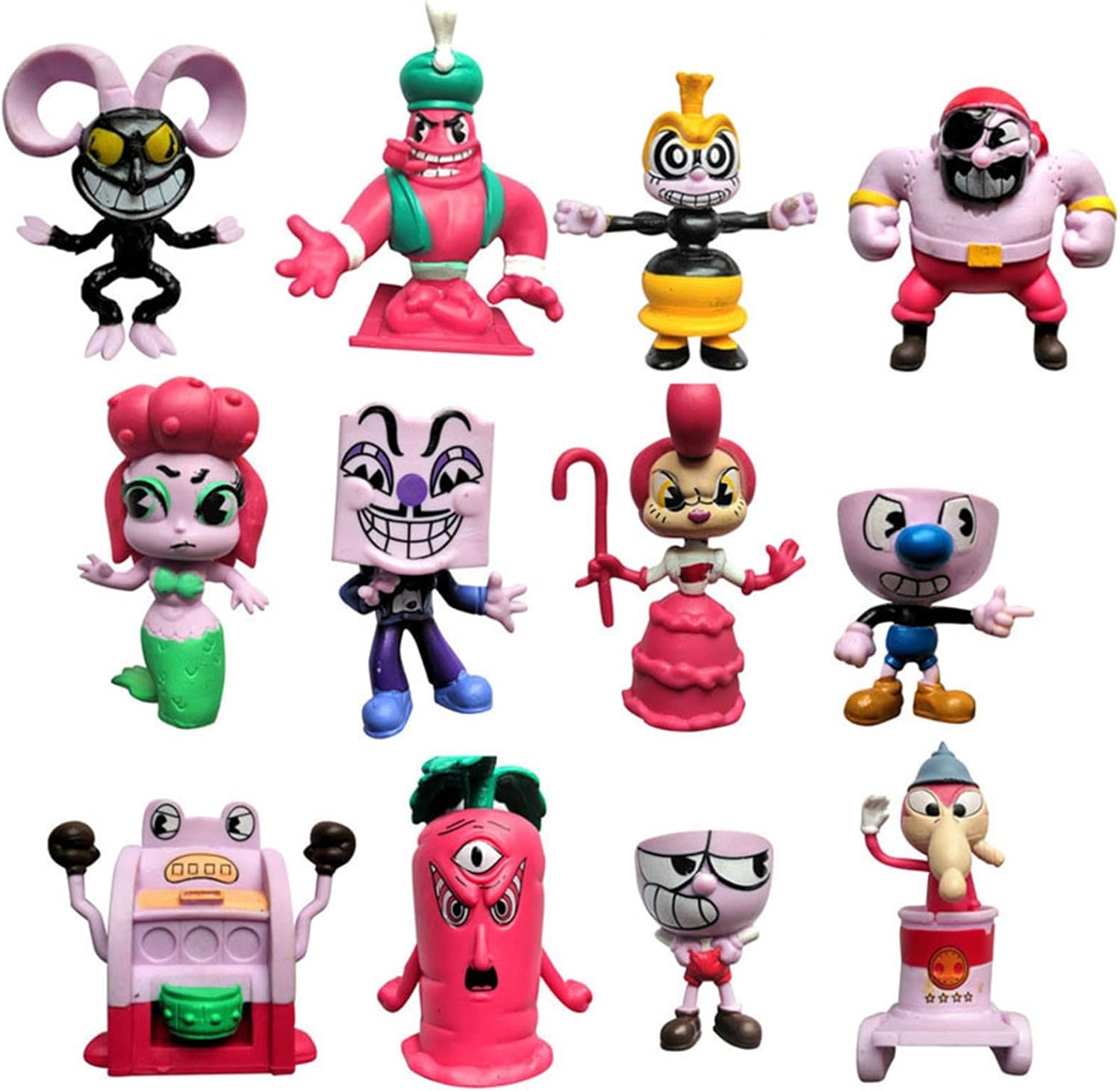 BCASA Pop Figuren Cuphead,Cuphead Figures,Cuphead Figuren,Cuphead Figur