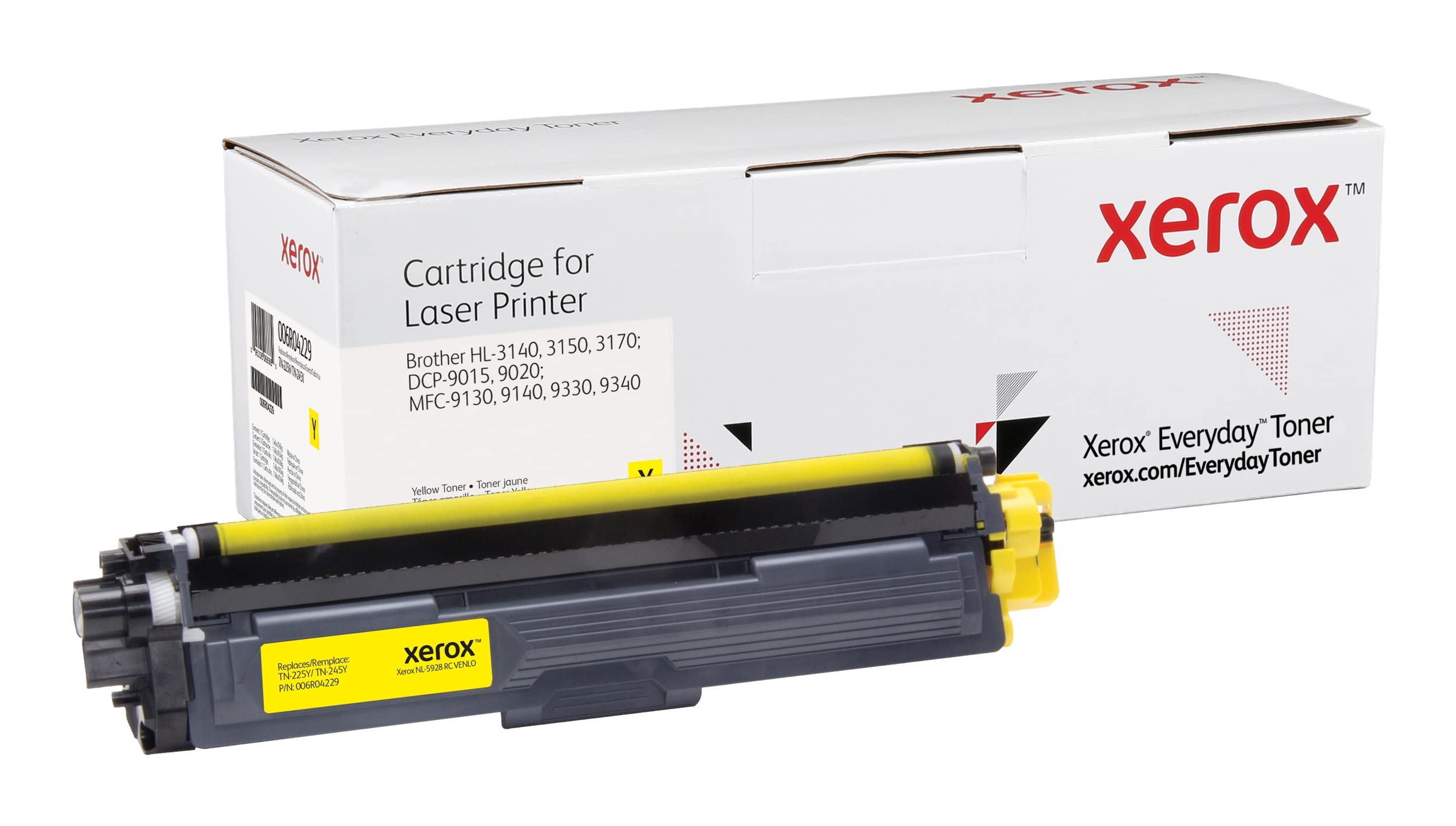 Everyday Brother TN-245Y i TN-225Y żółty kartridż do drukarek Xerox do Brother HL-3140, 3150, 3170, DCP-9015, 9020, MFC-9130, 9140, 9330, 9340