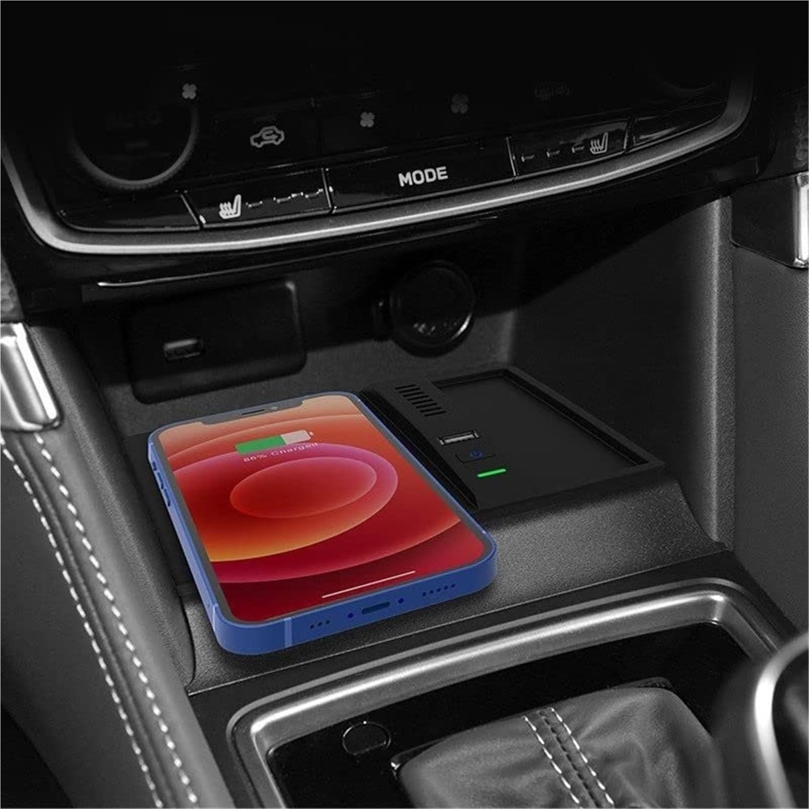 Ładowarka samochodowa Qi bezprzewodowa, do Subaru, forester, akcesoria 10w szybka ładowarka płytka ładująca telefon części do modyfikacji wnętrza Bezprzewodowa ładowarka samochodowa