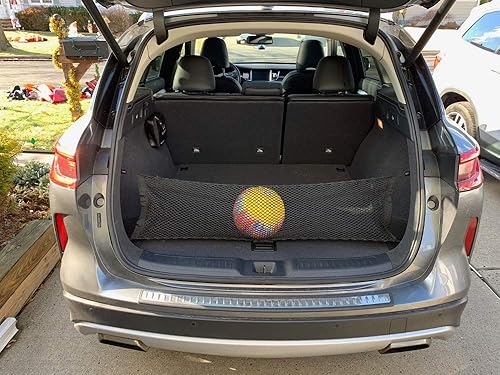 Miniatura 1 de Red de carga elástica para maletero estilo sobre para Infiniti QX50 2018-2024  Organizadores y almacenamiento de maletero de primera calidad  Red de