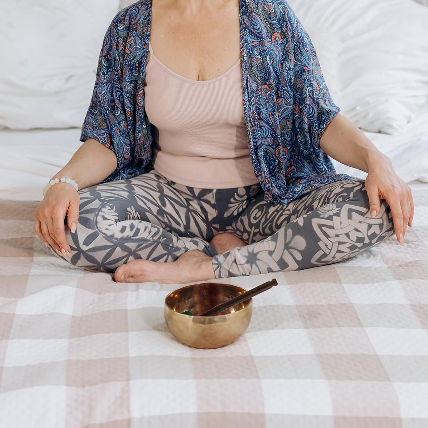 Hemoton Sound Bowl Mallet Tibetan Striker Smooth Finish for Meditation and Relaxation Accessory for Singing Bowls and Easy to Use
