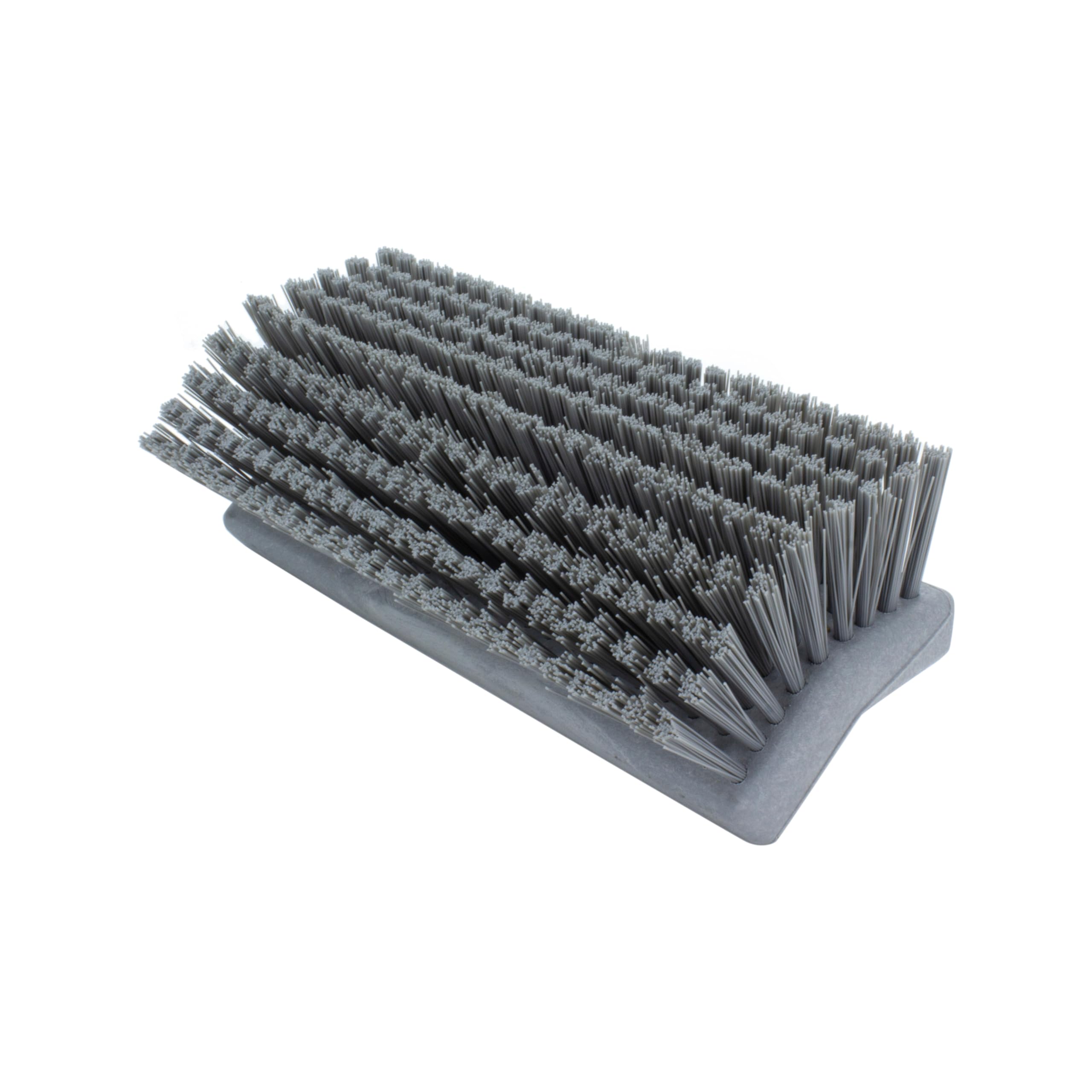 SPARTA 40423EC23 Cepillo de plástico para fregar pisos, cepillo de pared, cepillo de equipo con cerdas no absorbentes para cocinas industriales, hospitales, limpieza comercial, 10 pulgadas, gris