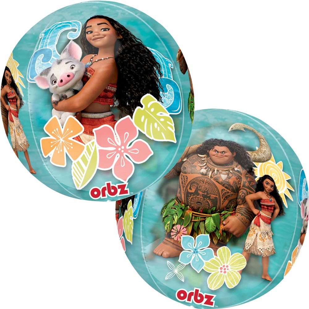 Amscan Anagram 3468901 - Disney Moana Foil Orbz Balloon - 16 Inch