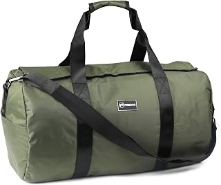 Bolsa de Viaje con Cerradura para Viajes, Gimnasio, Durante la Noche, Bolsa de Transporte, a Prueba de olores, Color Verde, 34L