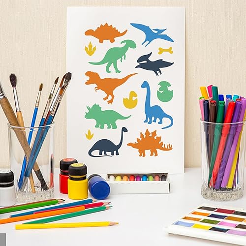 Miniatura 4 de Sellos transparentes de dinosaurio para hacer tarjetas, sellos de silicona transparente de animales, sellos de goma de dinosaurio, sellos de