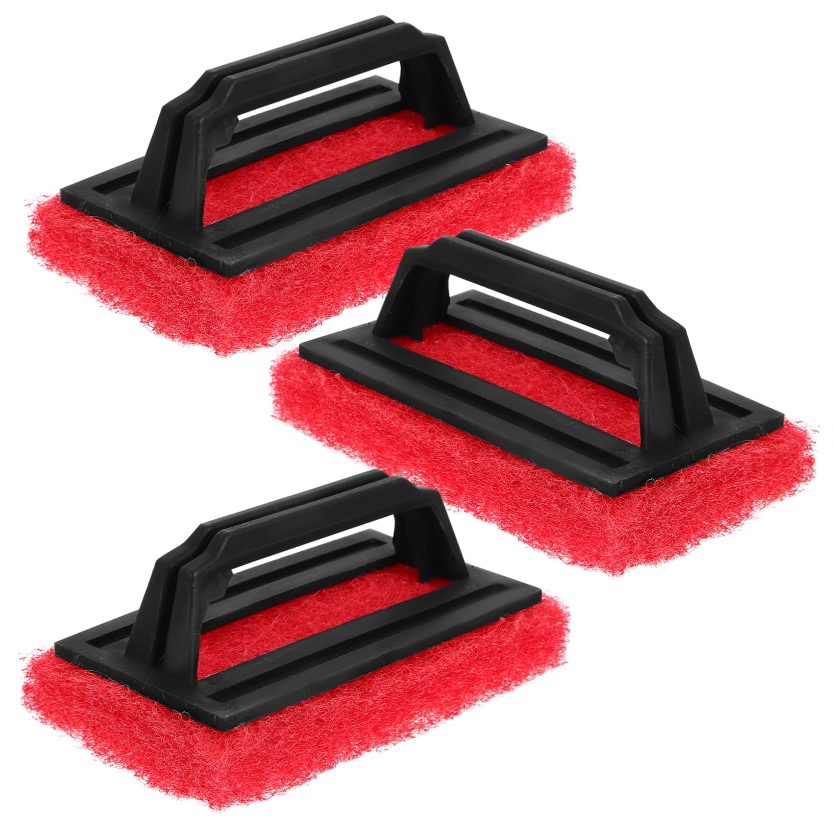 PHENOFICE Brush Set 3 Pieces of Scrub Pad and Ink Brush for Cleaning Maintenance