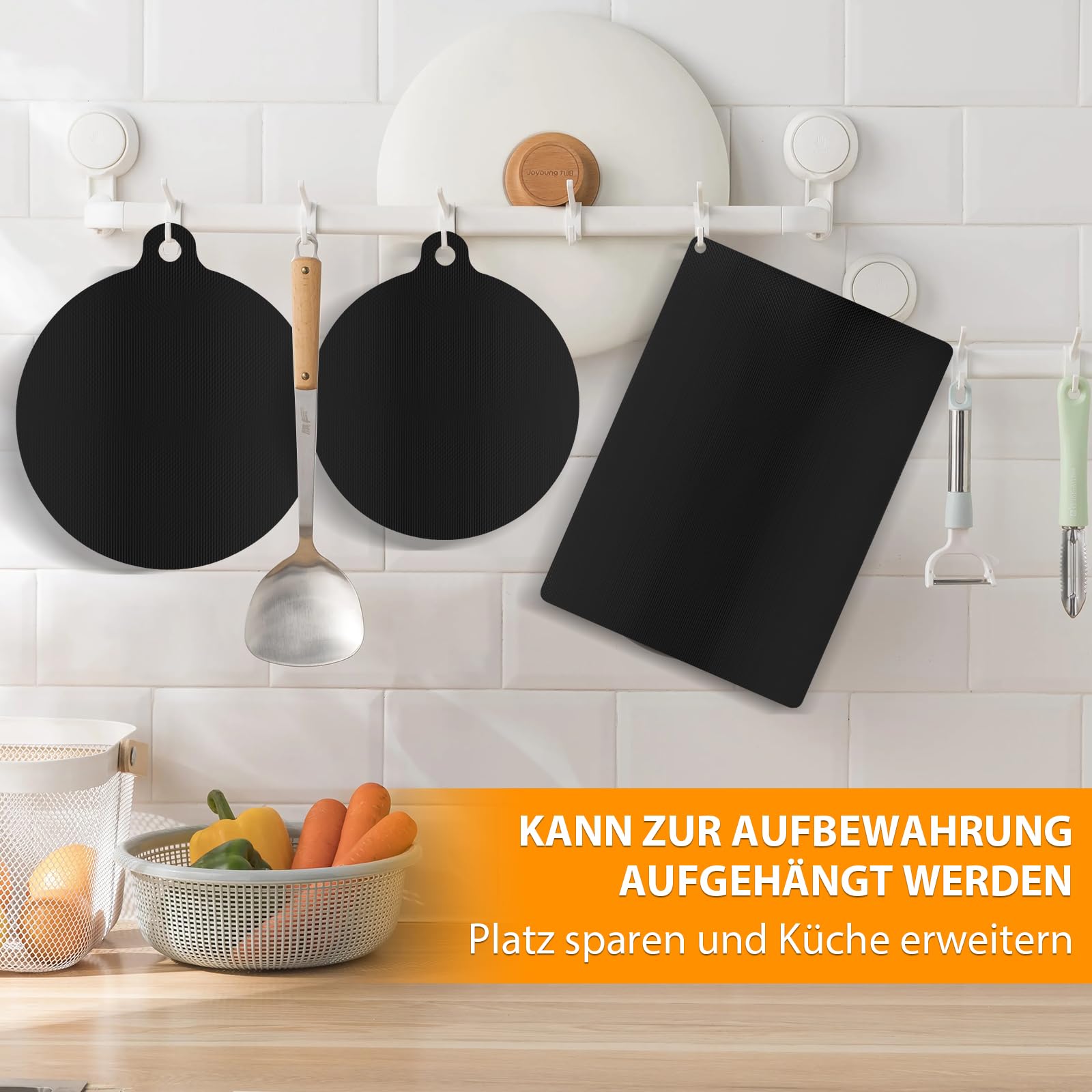 5 Stück Induktionsschutzmatte Set, 0.7mm Induktionskochfeld Schutzmatte, Herdabdeckung Induktionsfeld, Abdeckung Induktionskochfeld Hitzebeständig bis 300°C Kochfeld Abdeckung Induktion