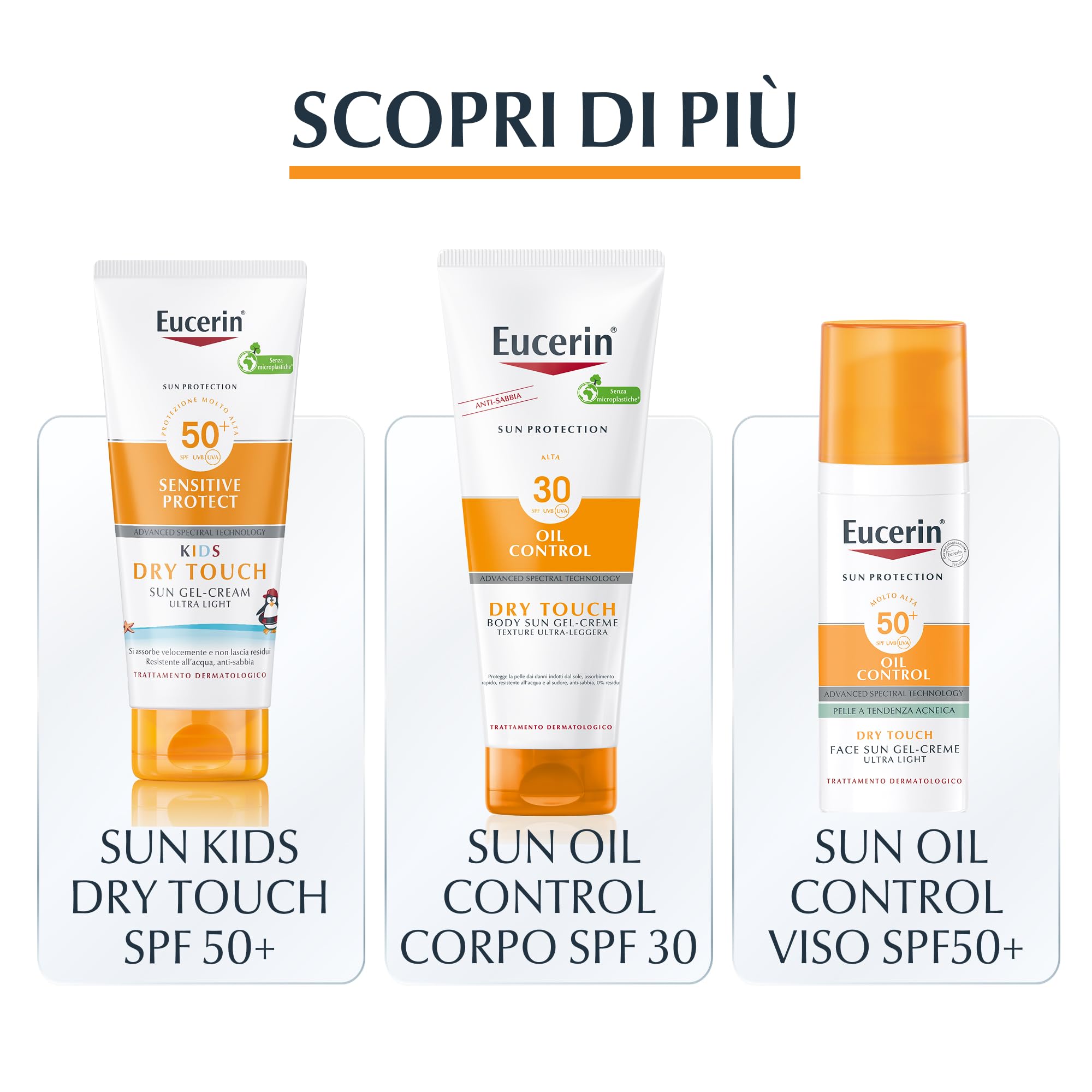 Eucerin After Sun Sensitive Relief Crema-Gel 200 ml, Doposole corpo e viso lenitivo e rigenerante, Crema doposole dalla texture leggera, Dopo sole per pelle sensibile e soggetta ad allergie solari
