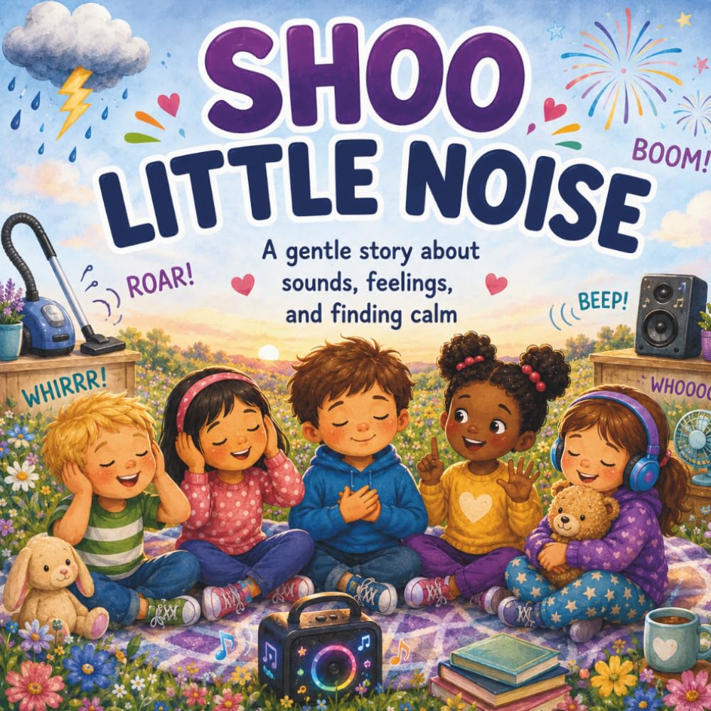 Shoo Little Noise: A Gentle Story About Sounds, Feelings, and Finding Calm