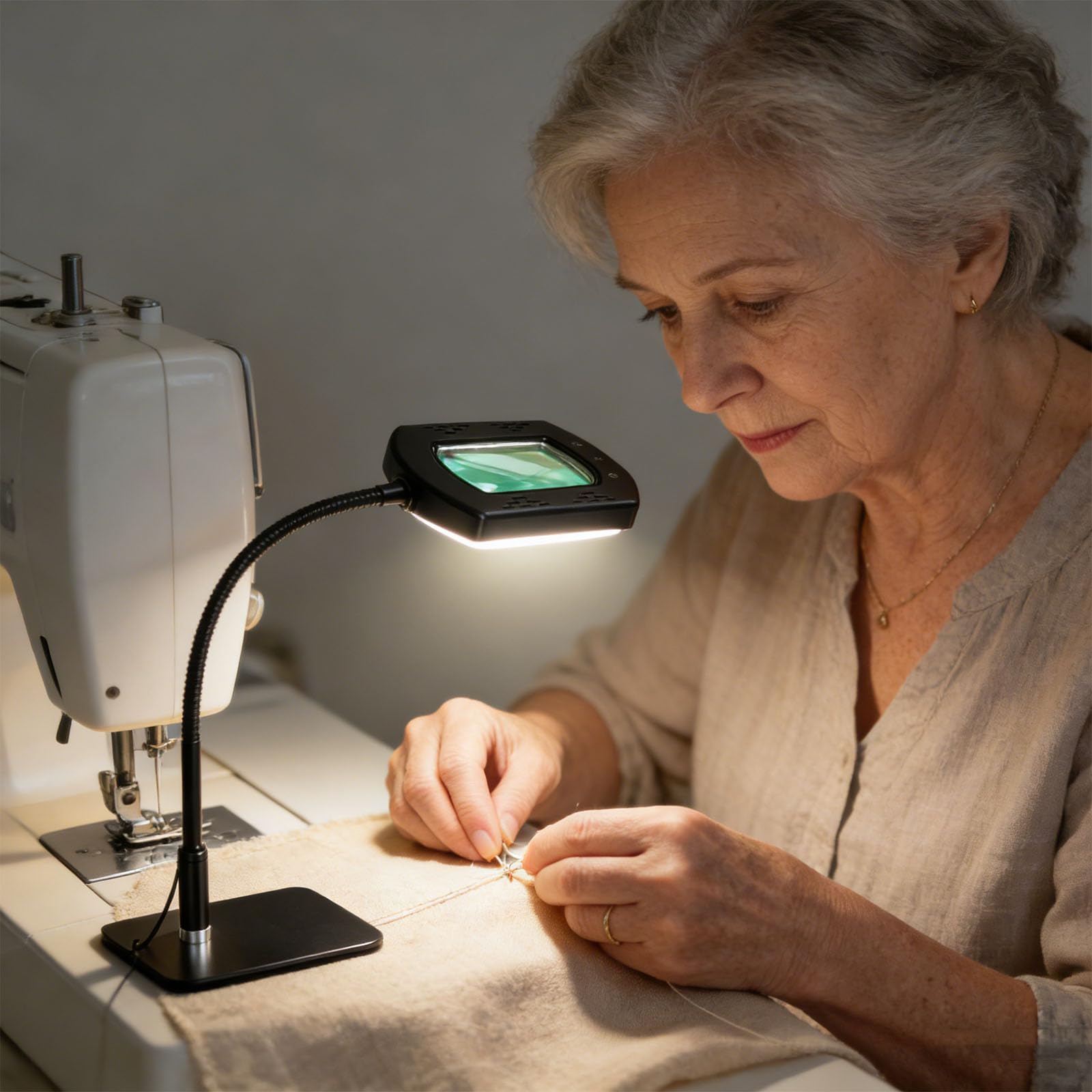 Agrandisseur tactile carré à LED renforcé avec éclairage sensible et positionnement modifiable pour une meilleure connaissance d'observation Magazine LED