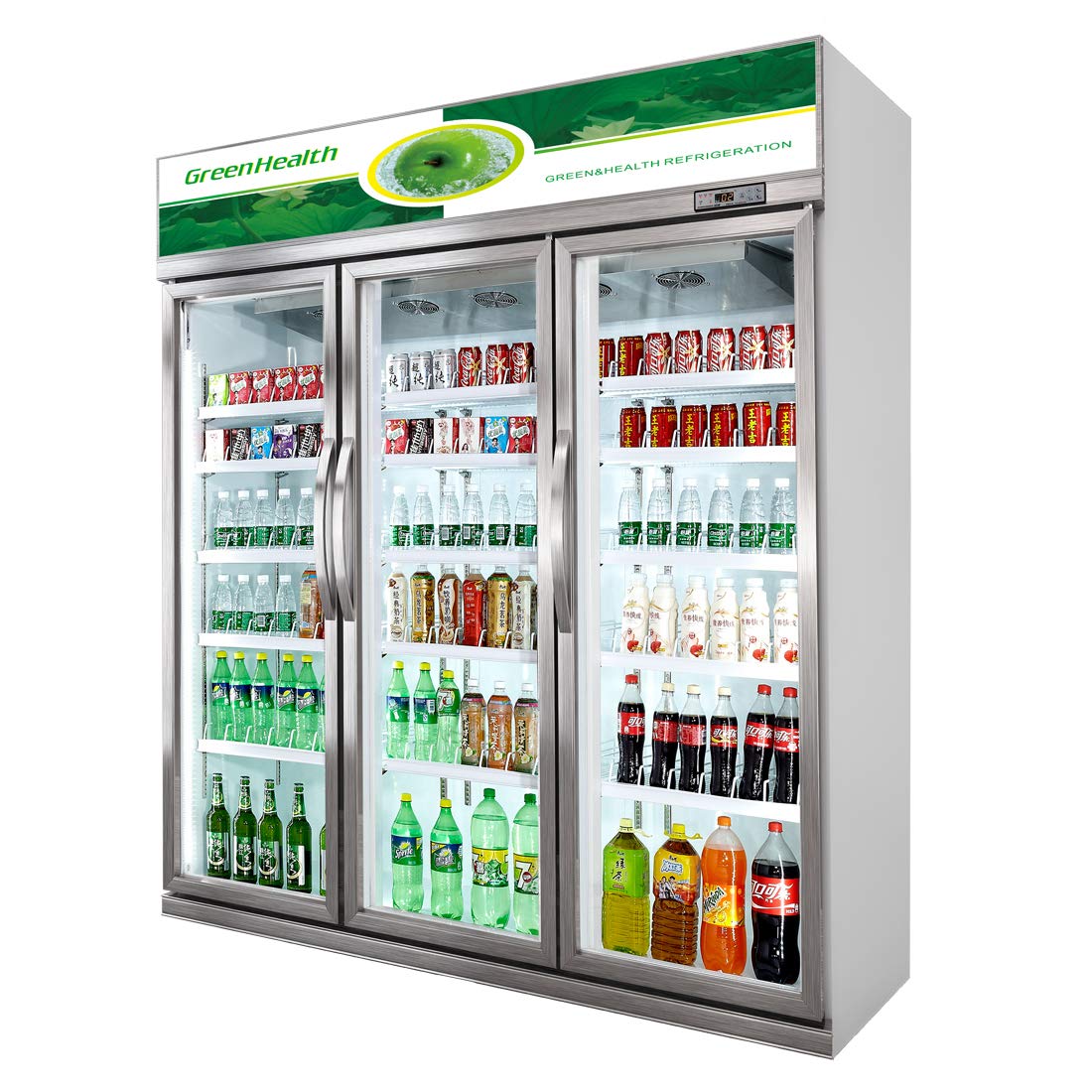 3 door beverage cooler for sale