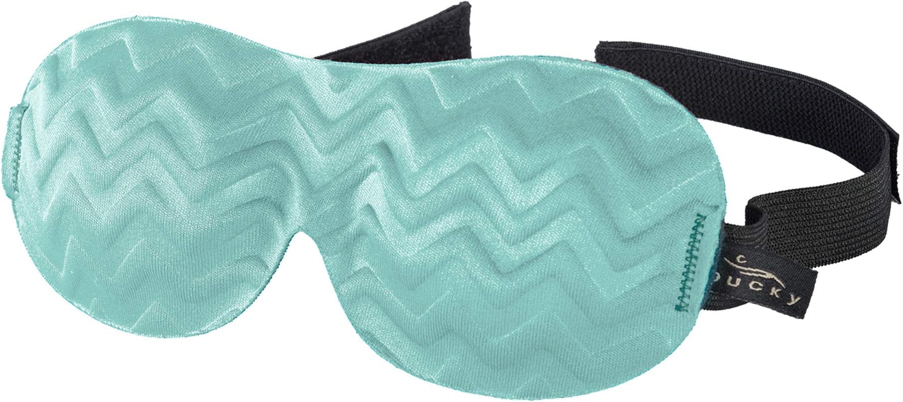 Ultralight Travel & Sleep Chevron Eye Mask, Blue Ice, One Size