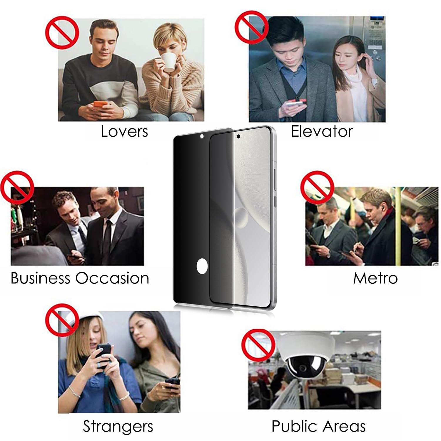 Protector de pantalla de privacidad para Xiaomi 15 Ultra, vidrio templado, juego de 3 unidades, antiespía, resistente a los arañazos, compatible con identificación de huellas dactilares, tacto