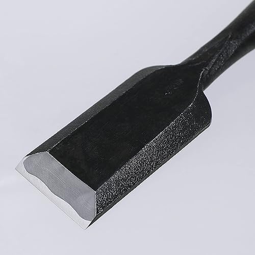 Miniatura 2 de KAKURI Cincel de madera japonesa para carpintería de 1-14 pulgadas (1.181in), fabricado en Japón, cincel japonés Oire Nomi, cuchilla de acero