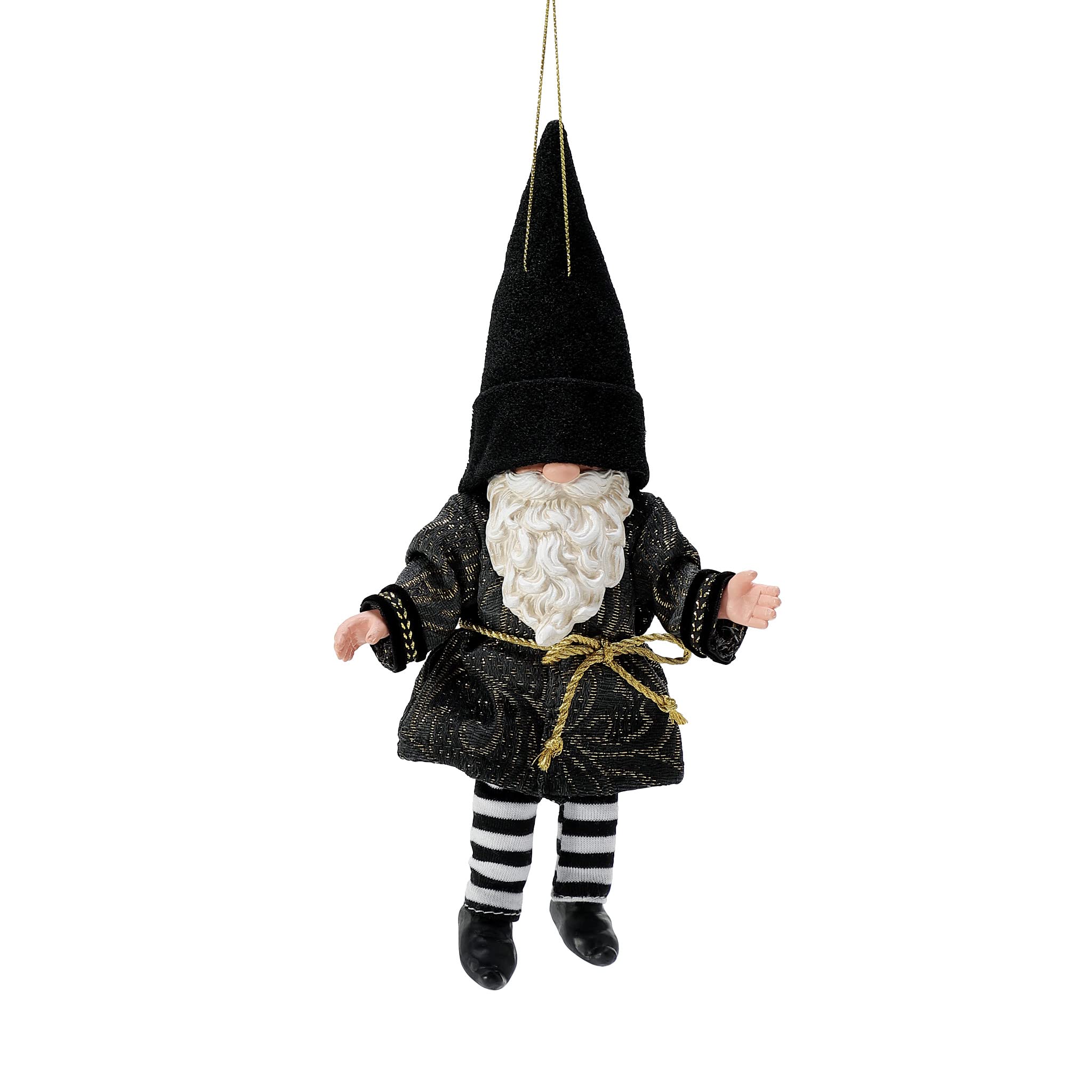 Nain de jardin Possible Dreams Department 56 idée cadeau design noir or 20 cm