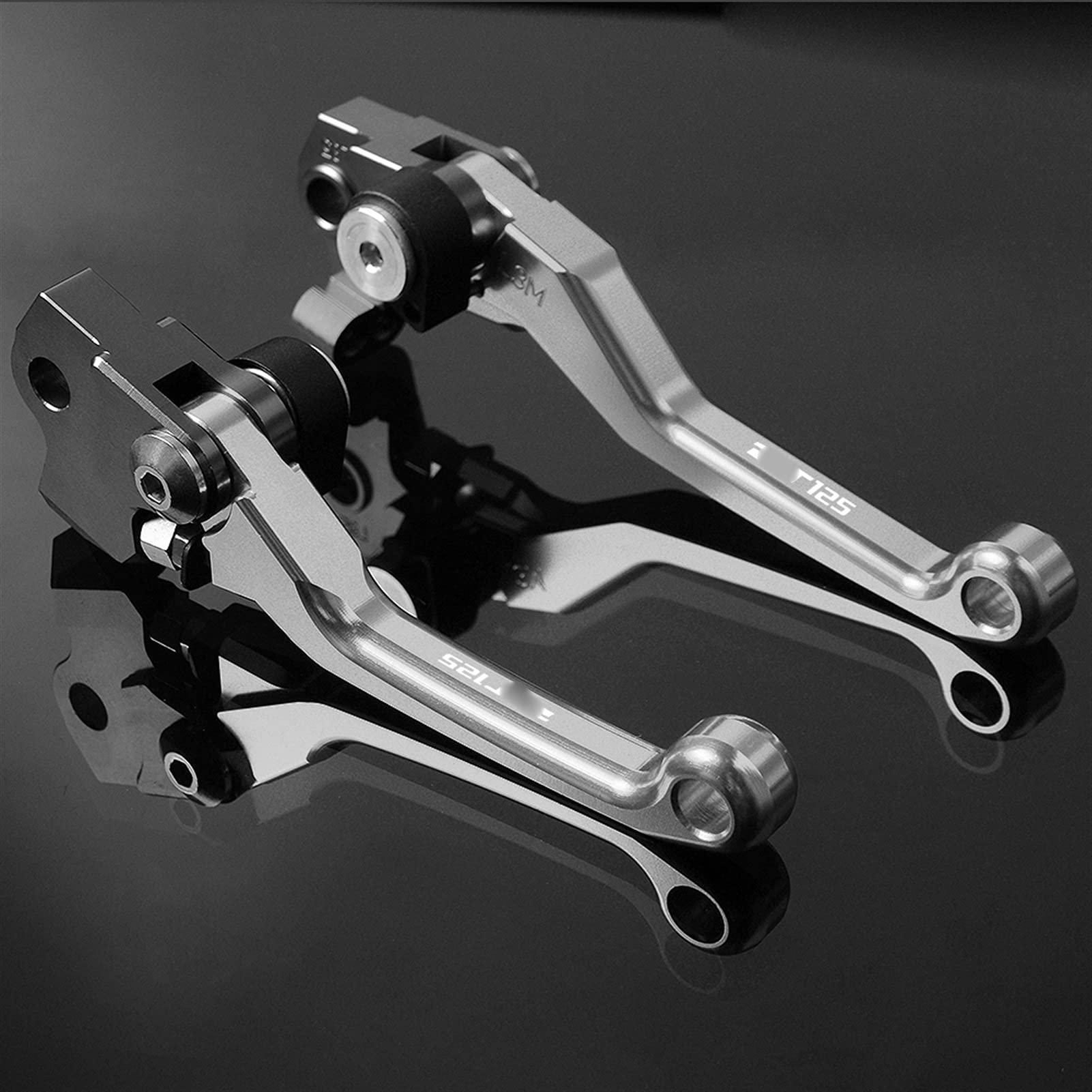 Freno Leva Della Frizione Del Freno In Alluminio CNC Maniglia Motocross Accessori Moto Per Y-amaha DT125 1987 1988 1989 1990 1991 1992 1993 1994-2005 DT 125 D T Pivot Pit Dirt Bike ( Color : 1 UK )