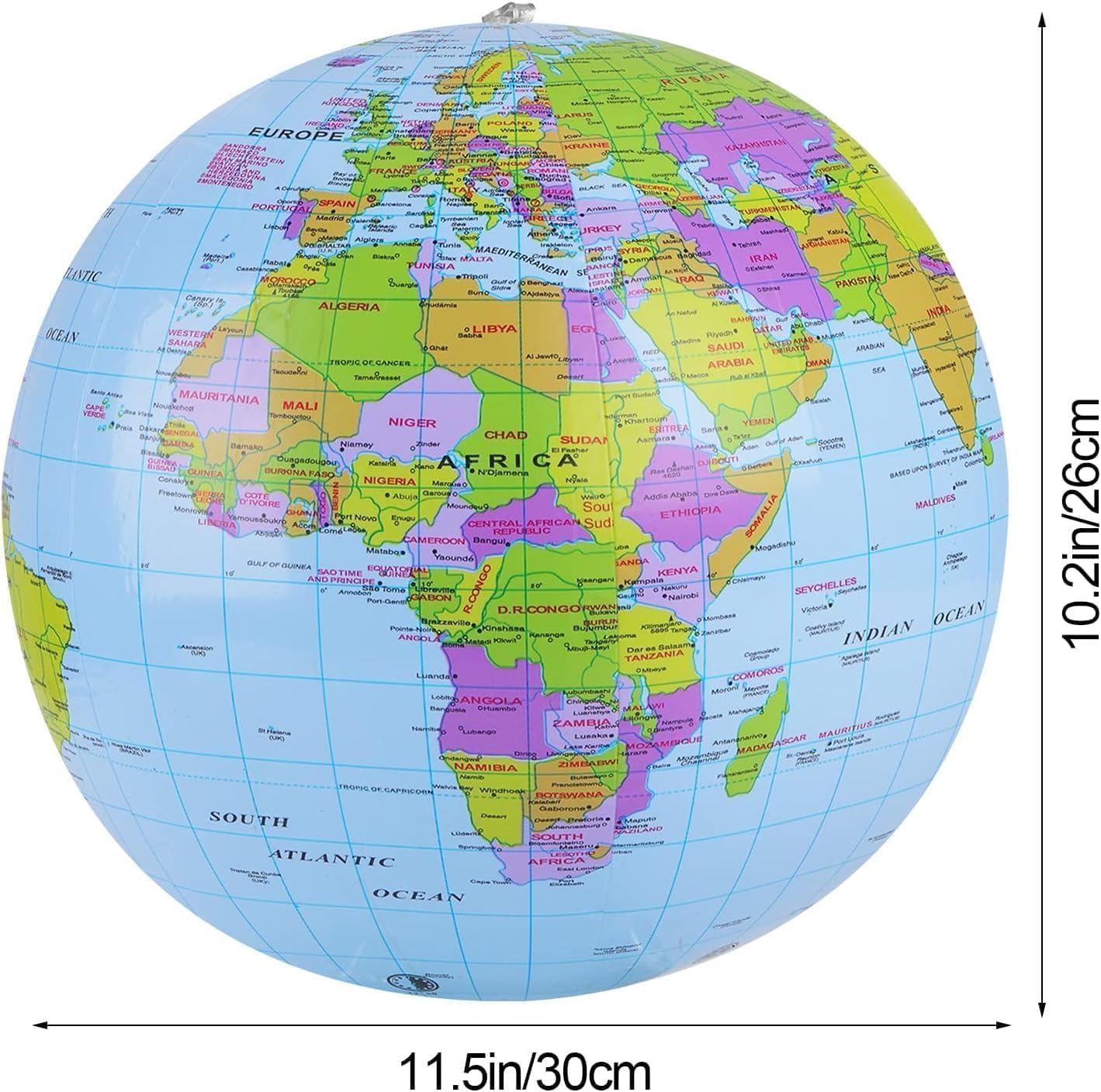 SHATCHI Inflatable World Globe 15