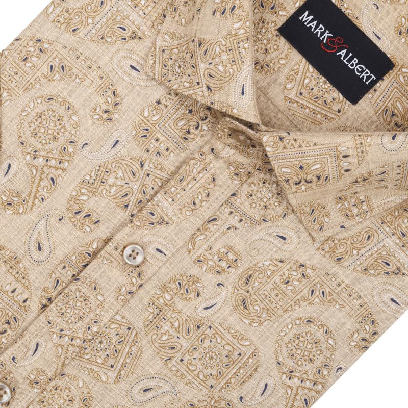 Image of Men's Half Sleeve Linen Shirt
