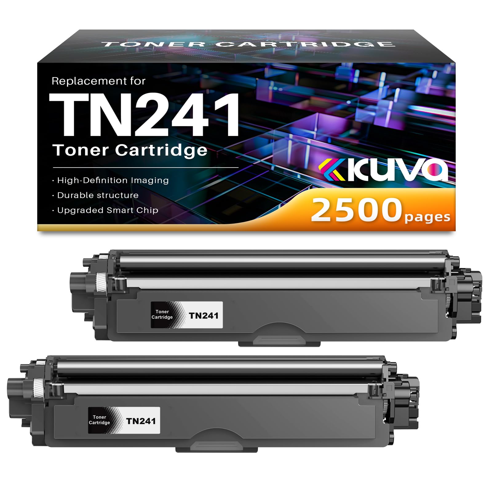 TN241 TN245 Toner compatibile per Brother TN-241 (2 Nero) | Compatibile per brother MFC 9332CDW DCP 9022CDW HL-3142CW MFC-9142CDN MFC-9140CDN MFC-9342CDW DCP-9017CDW DCP-9020CDW