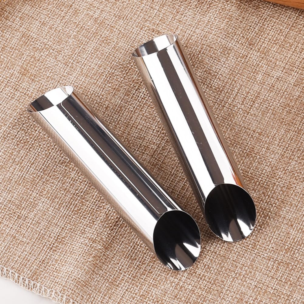 12 Pcs Cannoli Tubes, Non Stick Cannoli Moulds 5inch - Image 3
