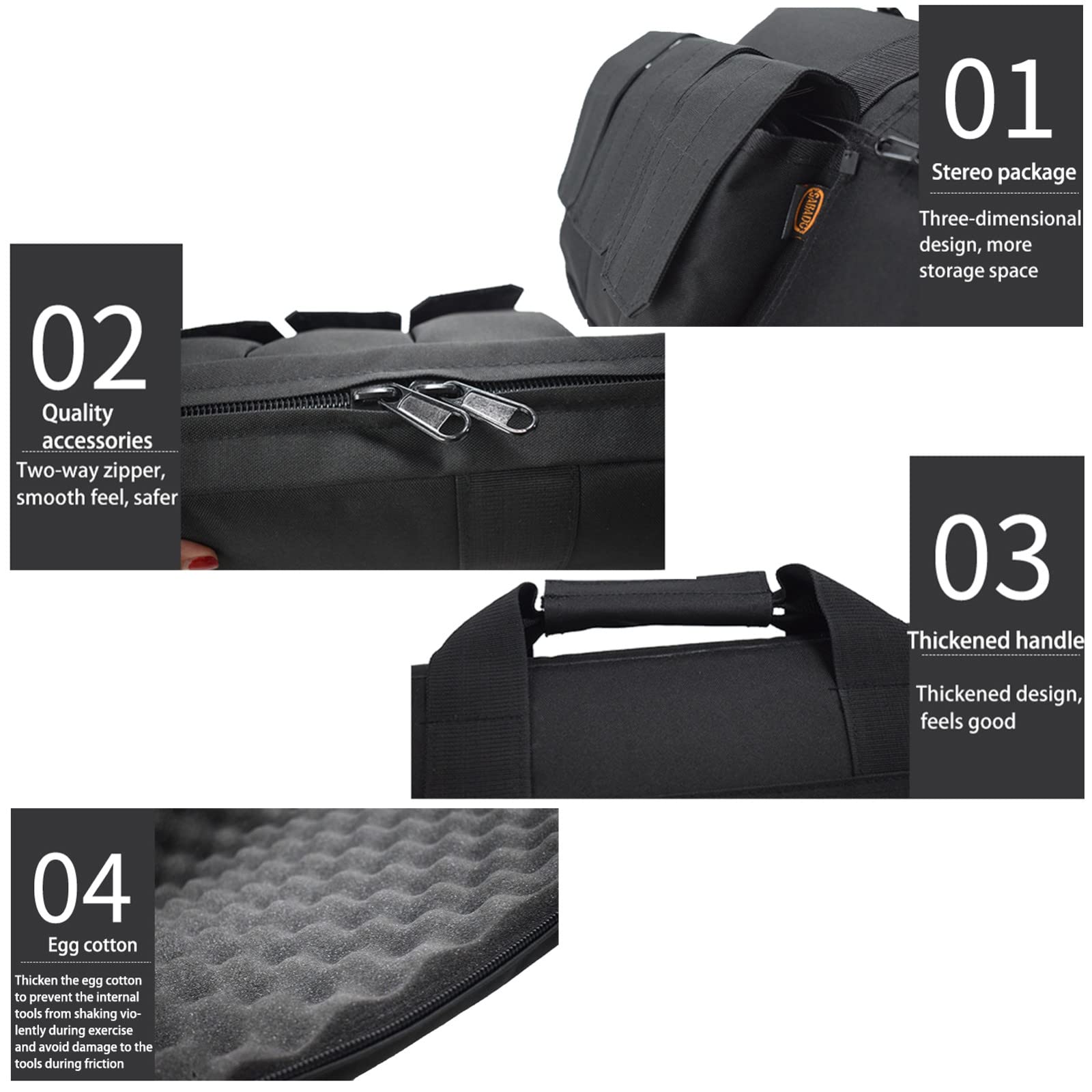 Miękki Futerał Na Karabin, Taktyczna Lekka Torba Na Karabin Z 4 Etui Na Magazynek, Strzelba I Futerał Na Karabin, Podwójne Zamki Błyskawiczne/Cp/70Cm/27.6Inch