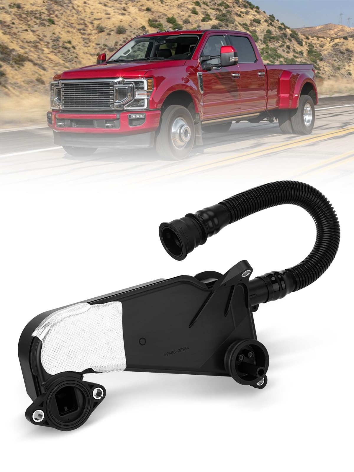 Air Oil Separator Assembly Compatible with Ford F250 F350 Super Duty 2023 2024 &amp; 2011-2022 6.7L V8 Diesel Replace# PC3Z-6A785-A, PC3Z6A785A