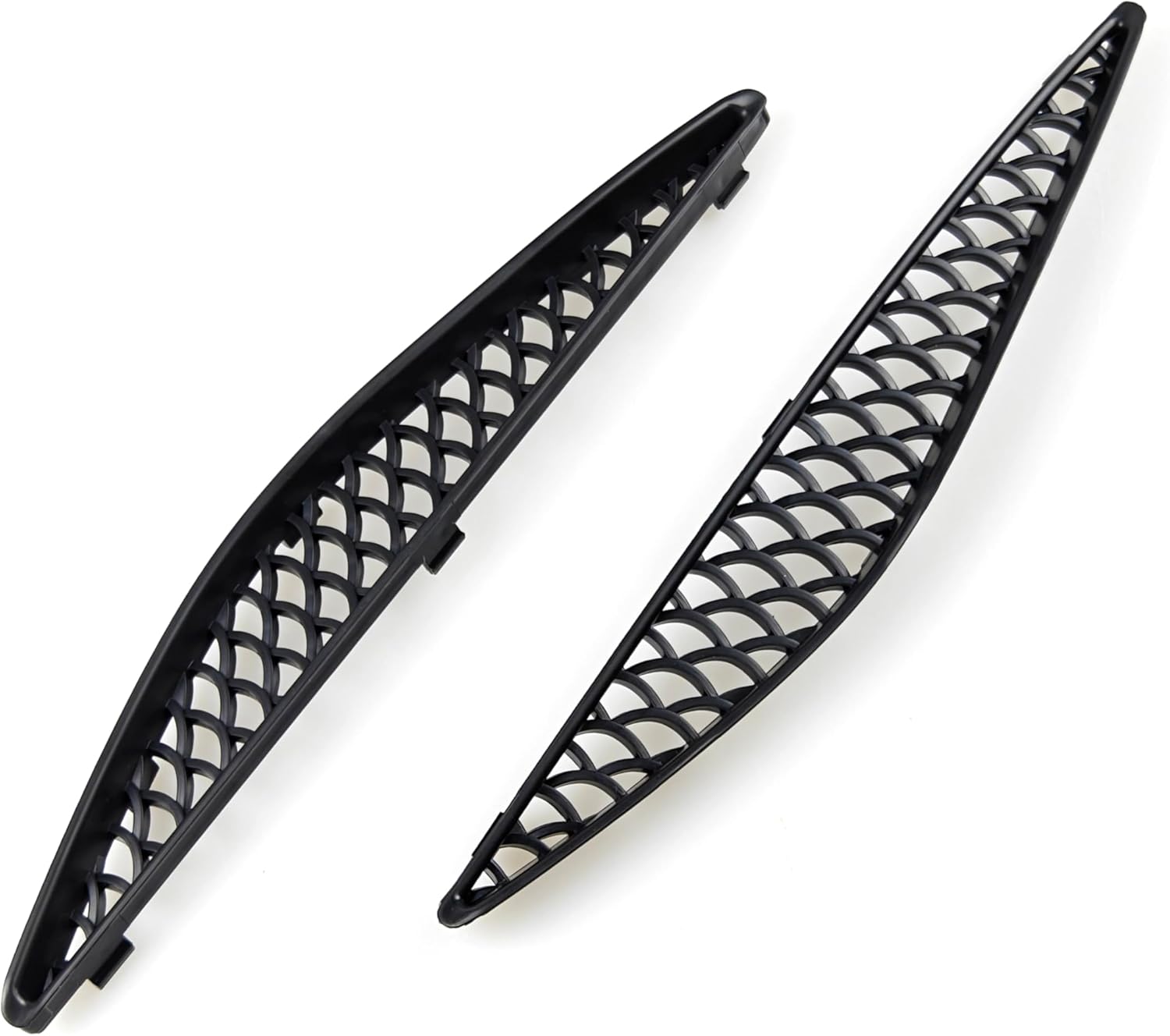 ABS Plastic Material Side Mesh Fender Stone Guards Net 2 Pieces Set for LCI 2 Mini Cooper and Cooper S Model (Matt Black)