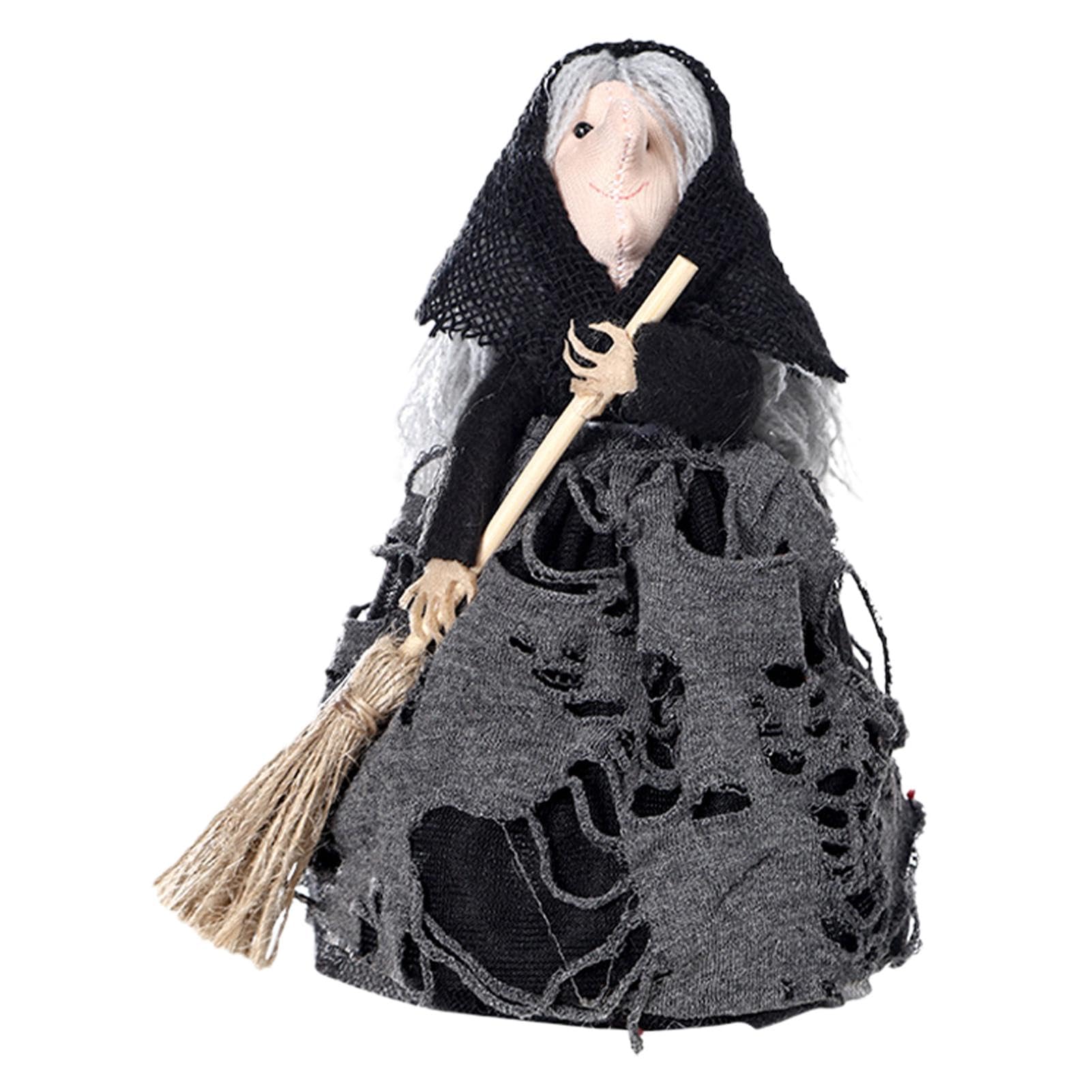 Amazon.co.jp: Dtharen ほうきに乗った魔女のハロウィーン人形