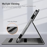 Vista 4 de Fintie - Funda para iPad de 9ª / 8ª / 7ª generación (2021/2020/2019) de 10.2 pulgadas - [Protección de esquinas] Funda con soporte de visualización