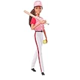 Olympic Games Tokyo 2020 Softball Doll with Softball Uniform, Tokyo 2020 Jacket, Medal, Softball, Bat and Glove for Ages 3 and Up