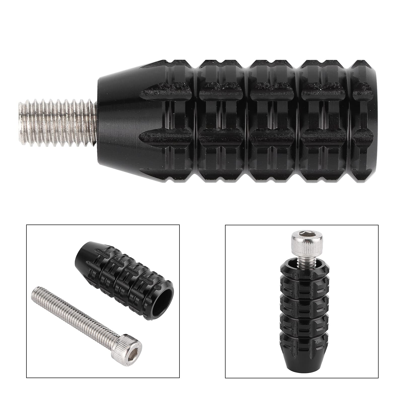 Triumph Bonneville Leva del Cambio, Leva del Cambio Pedale Ingranditore Pedana Adatta per Triumph Street ScramblerBonneville T100Nero (Nero)