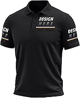 Custom Polo Shirts for Men: Design Your Own Personalized Golf Jersey with Embroidery or Print - OULIUGEN