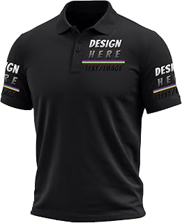 Custom Polo Shirts for Men: Design Your Own Personalized Golf Jersey with Embroidery or Print - OULIUGEN