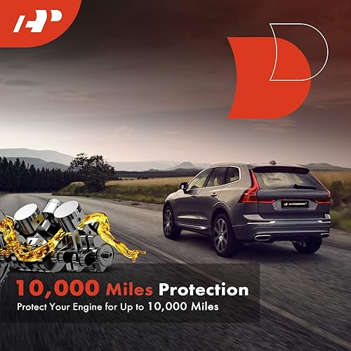 Miniatura 4 de A-Premium Filtro de aceite giratorio de protección de 10 mil millas compatible con Volkswagen Jetta, Passat, Tiguan, Beetle, CC, Eos, GTI y Audi A4,