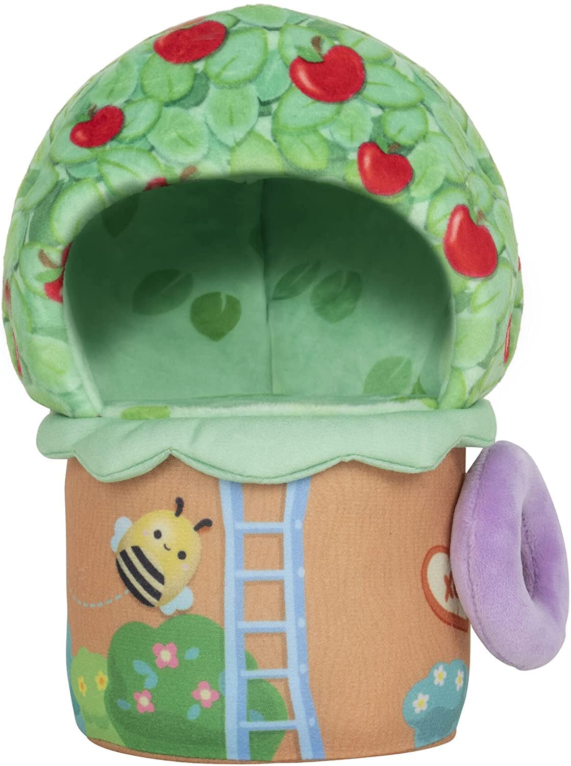 Squishville Deluxe Treehouse Playset Con Babs Blue Jay 5cm - Casa Sull'Albero Con Altalena E Accessori Per Bambini