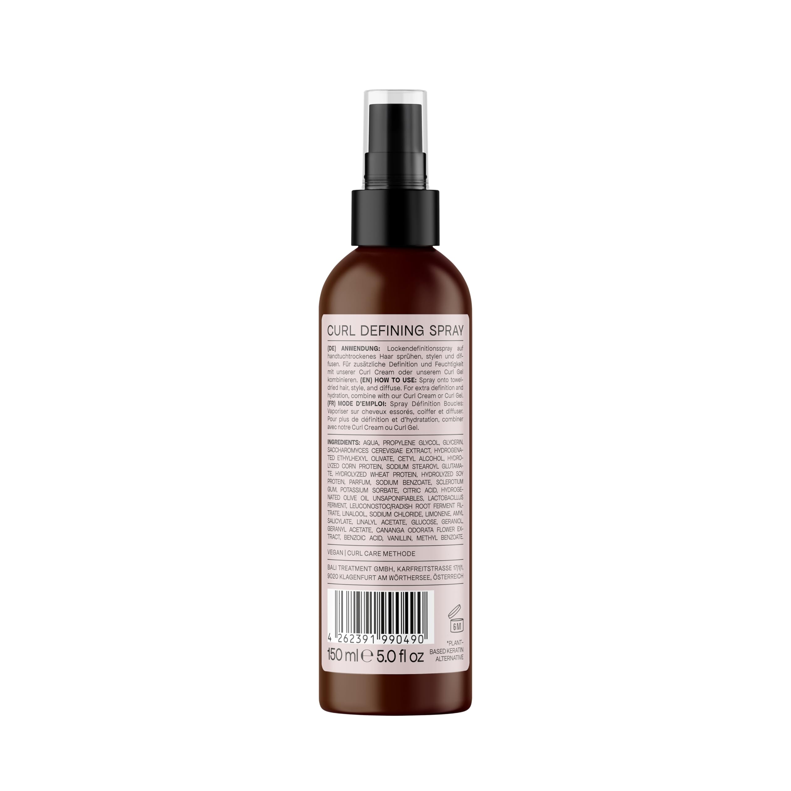 Bali Curls Curl Leave In Spray Difusor Protector del Calor - Spray termoprotector para cabello rizado - 150 ml