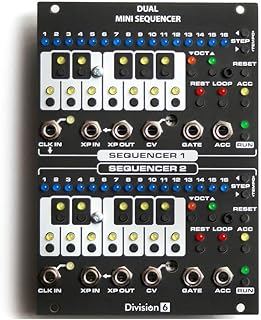 Division 6 Dual Mini Sequencer V2 Eurorack DIY Kit