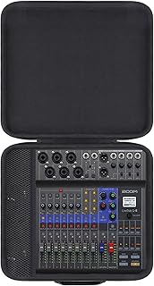 co2CREA Hart Reise Schutz Hülle Etui Tasche für Zoom LiveTrak Podcast L-8 Digital Mixer/Recorder, Nur Hülle