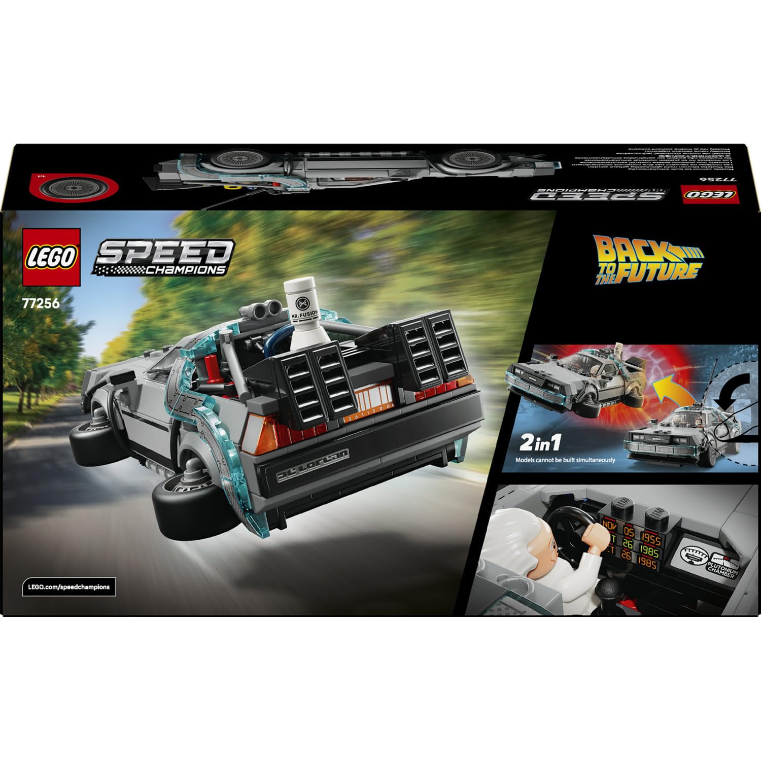 LEGO Speed Champions Geleceğe Dönüş’ten Zaman Makinesi 77256