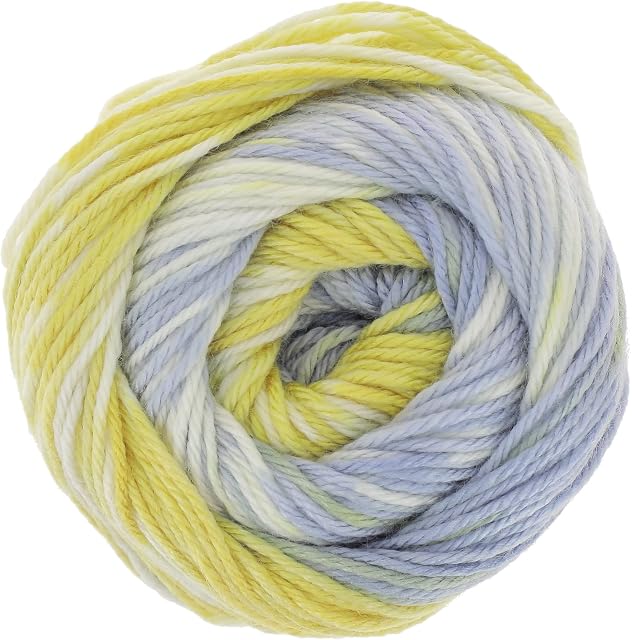 King Cole Fjord DK Knitting Wool Acrylic Self Pattern Fairisle Yarn 1 x 100g (Bok - 4564)