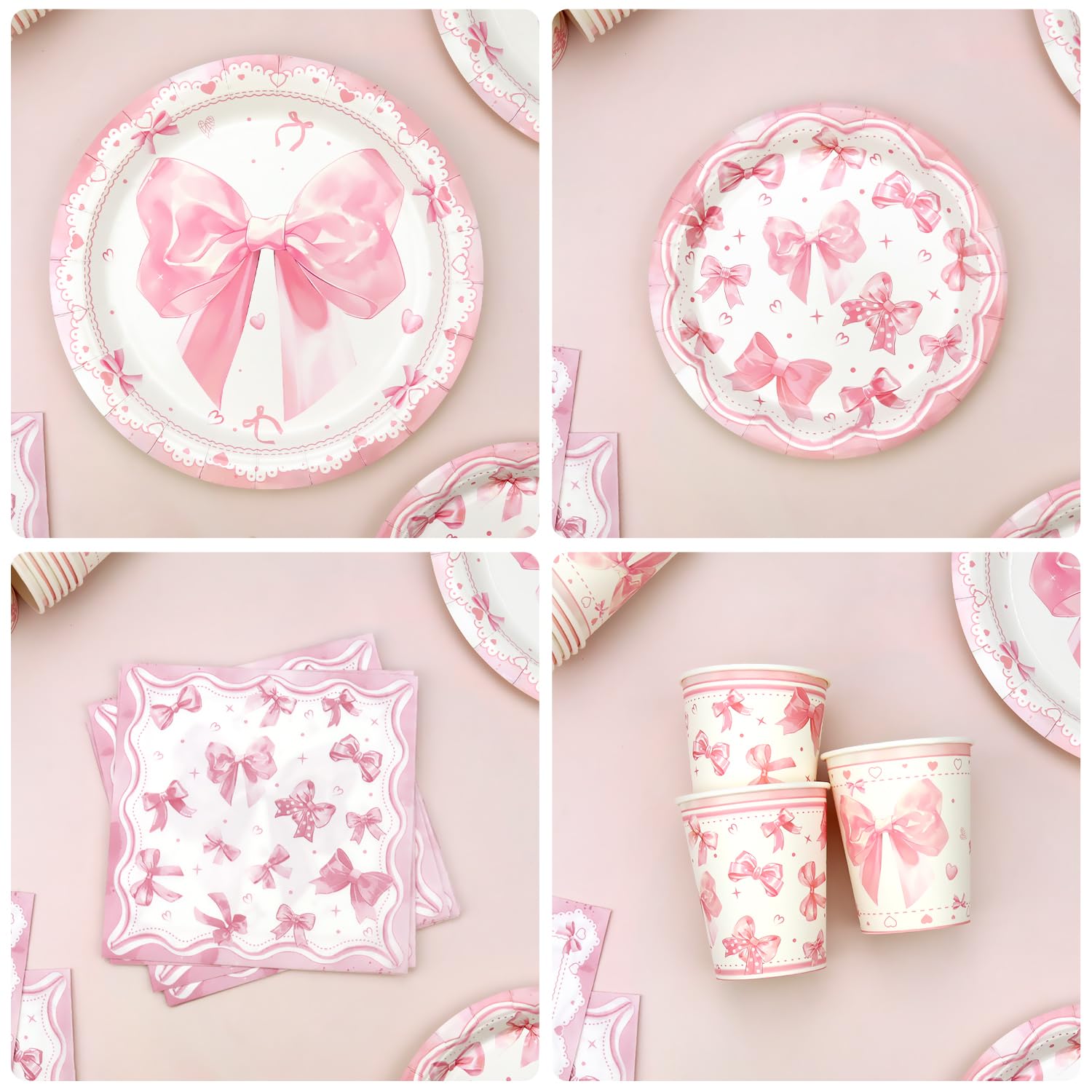 143 decorazioni rosa per baby shower per bambina, decorazioni