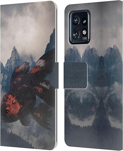 Miniatura 14 de Head Case Designs Officially Licensed Dave Loblaw Synthwave Street Sci-Fi and Surreal Leather Book Wallet Case Cover Compatible with Motorola Moto