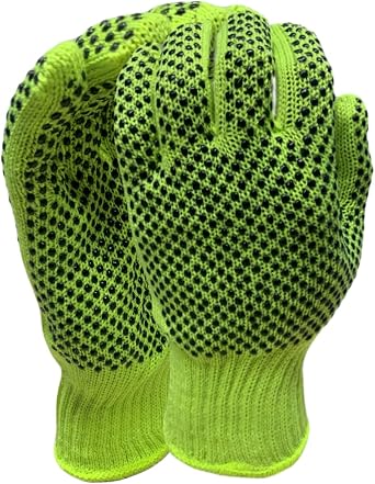 ATERET Cotton Gloves, String Knit Liner, Polyester Cotton Works Gloves for Men & Women, Ideal for Painter Warehouse & Garden