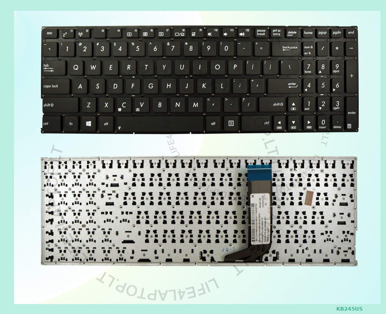 TravisLappy Keyboard for ASUS R558 R558U R558UA R558UB R558UF R558UJ (B08GSR5KTR) Amazon Price History, Amazon Price Tracker
