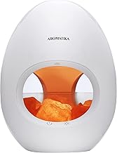 Aroma Diffuser with Himalayan Salt Crystal Lamp 250 ml / 6 Hours - Ultrasonic Electric Diffuser - LED Light - Humidifier - Ioniser - Fragrance Oil Diffuser - Aromatherapy