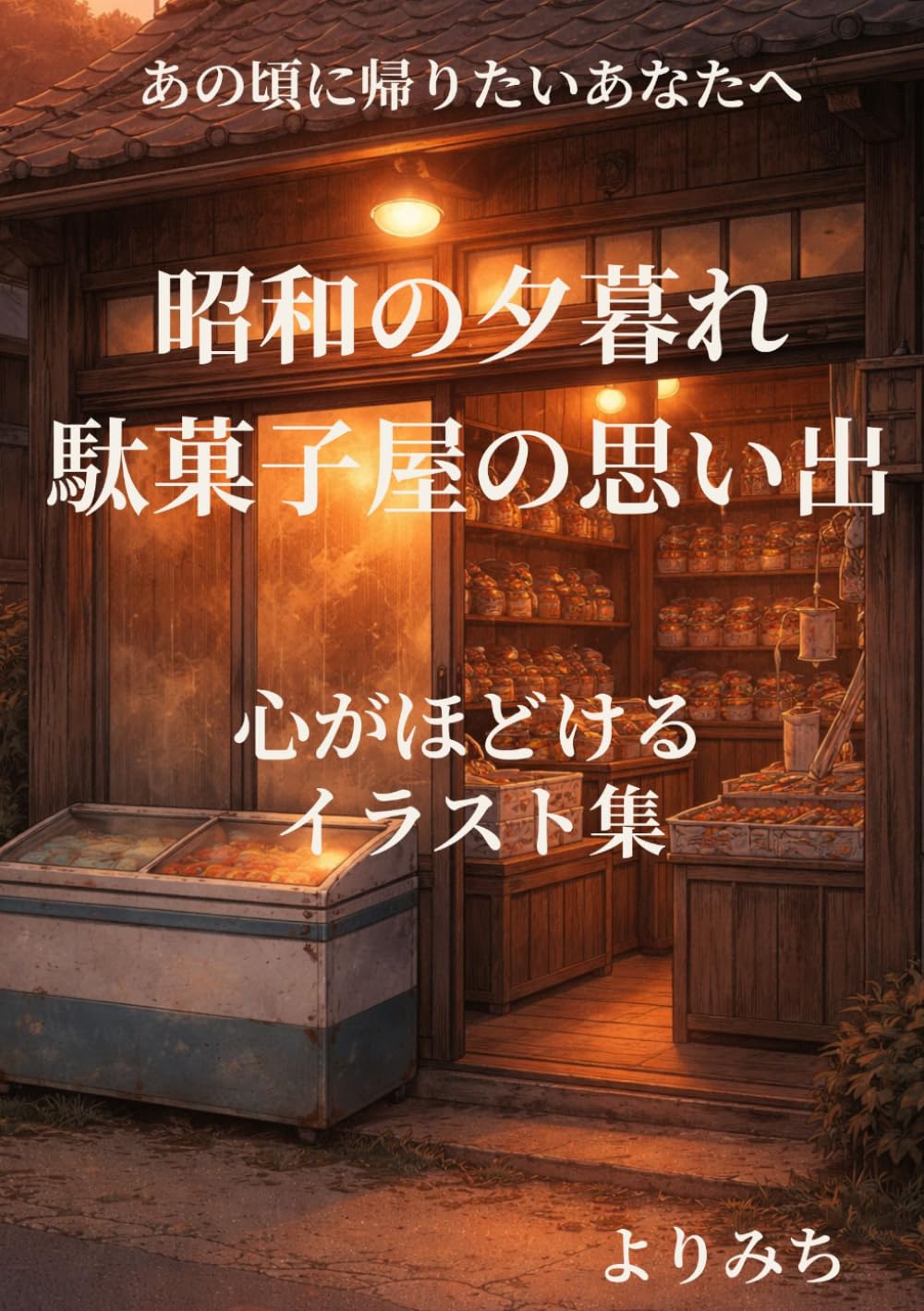 昭和の夕暮れ駄菓子屋の思い出: こころがほどけるイラスト集