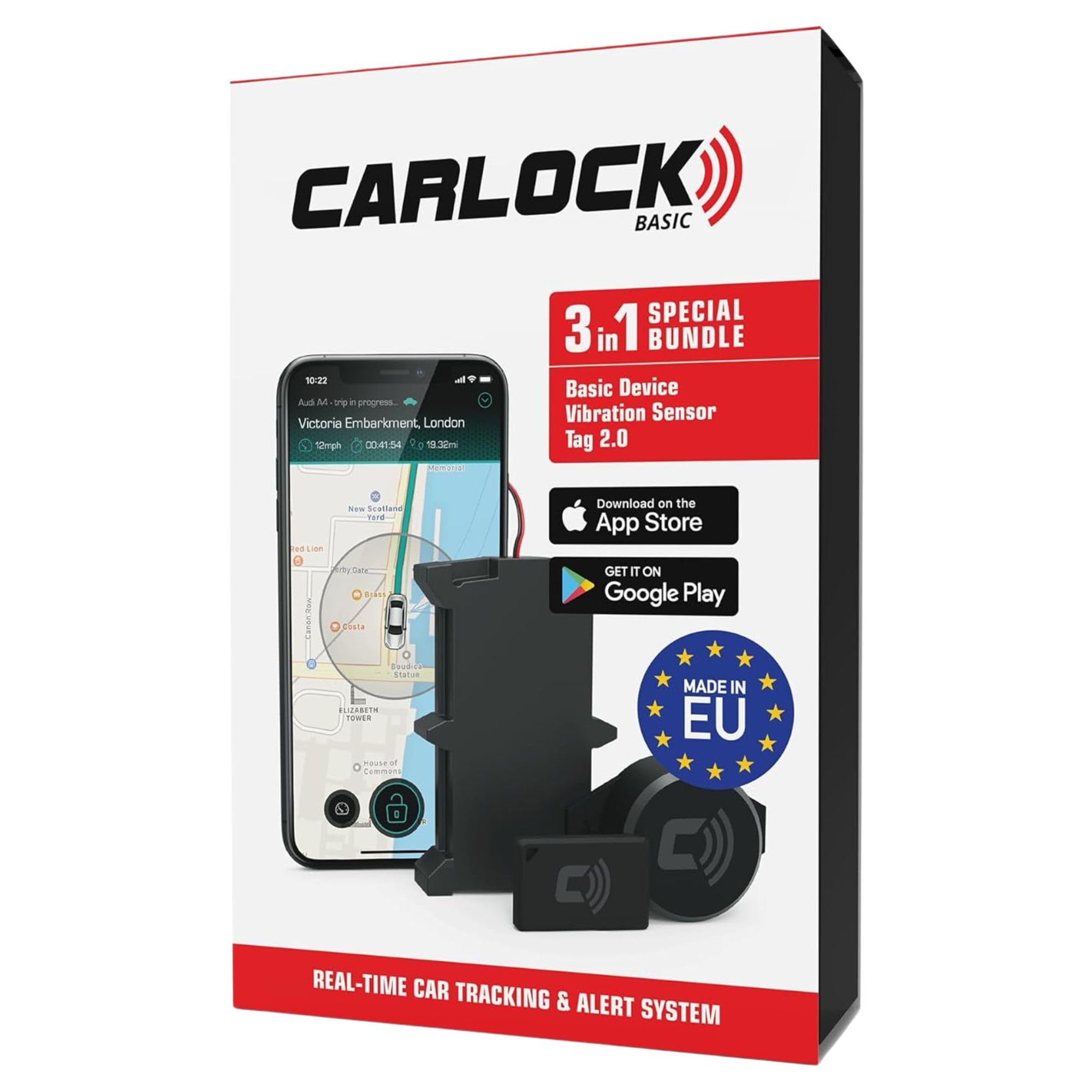 Sponsored Ad – Basic Anti Theft Car Device Security System - Wired Car GPS Tracker, Vibration Sensor, & Car TAG - Car Alarm System - Phone Apps & Instant Alerts - Van Vehicle Tracker